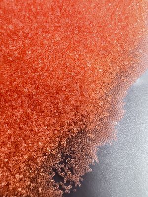 calidad  Orange Plastic Blasting Media 0.5mm  Round Polyamide Polishing Sands fábrica