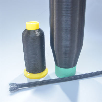OEM 0.25mm Filamento de poliéster negro de hilo de trenzado PET Manga