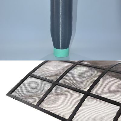 Filtro de aire acondicionado de polipropileno monofilamento de PP negro de 0,15 mm
