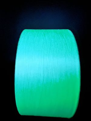 Zapatos de trenzado de fibra de poliéster FDY fluorescente