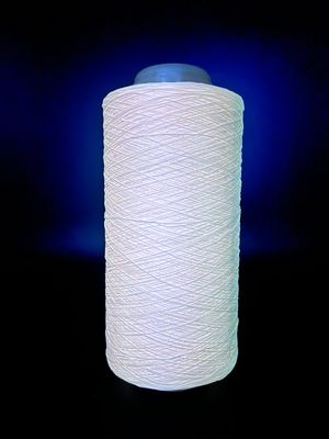 450D Diy Glow Yarn Natural Blanco Fluorescente Tejido ecológico