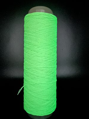 Material de poliéster de hilo blanco luminoso con tiempo de brillo de 8 horas