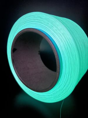Rosado de hilo luminoso de gancho Brilla en la oscuridad 100 metros UV resistente