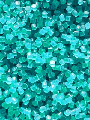 Medios de explosión de plástico de color verde Alta resistencia química