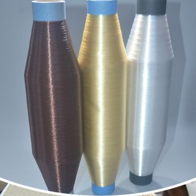 220D 0,15 mm de poliéster bordado de hilo de color marrón monofilamento