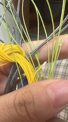 Filamentos de poliéster recubiertos de PVC de hilo de Stirling y hilo de costura de cera