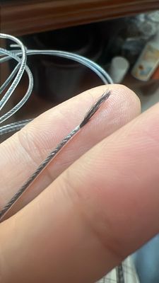 Cuadro de filamentos de fibra de poliéster