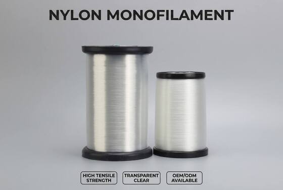 60D 80D 100D 0,10MM 0,12MM 0,14MM Monofilamentos Hilados de Nylon Poliéster PP PE para tejido Fabrica de bordados de telas mayorista