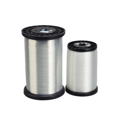 Fabrica de alta calidad Vender Monofilamento de poliamida de nylon de hilo transparente Invisible hilo de bordado 0.12mm PA6 Monofilamento de hilo